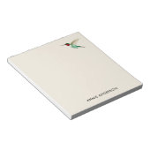 Bloc-notes pour colibri à gorge rubis personnalisé (Incliné)