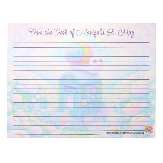 Bloc-notes pour courrier postal (Devant)