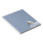 Bloc-notes pour cygne blanc (Incliné)