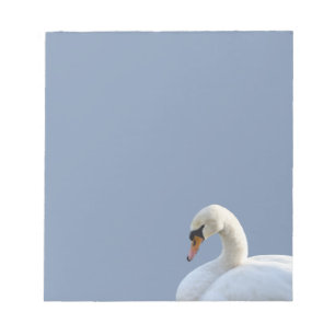 Bloc-notes pour cygne blanc