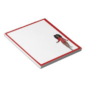 Bloc-notes pour danseur Rouge / Argent A (Incliné)