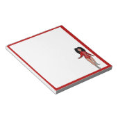 Bloc-notes pour danseur Rouge / Argent B (Incliné)