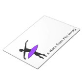 Bloc-notes pour danseuse de ballet Ballerina perso (Incliné)