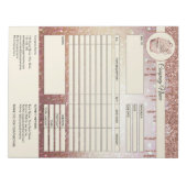 Bloc-notes pour devis d'entreprise (Devant)