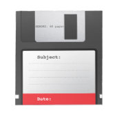 Bloc-notes pour disquette (Devant)