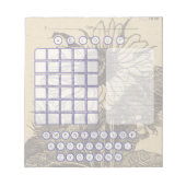 Bloc-notes pour écran Wordle - Sunflower (Devant)