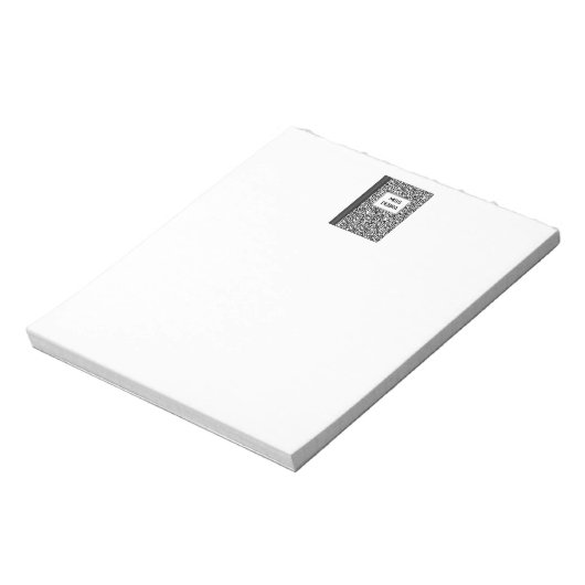 Bloc-notes pour enseignant personnalisé si composé (Tourné)