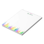 Bloc-notes pour enseignante de maternelle multicol (Tourné)