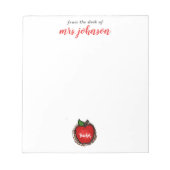 Bloc-notes pour enseignants (Devant)