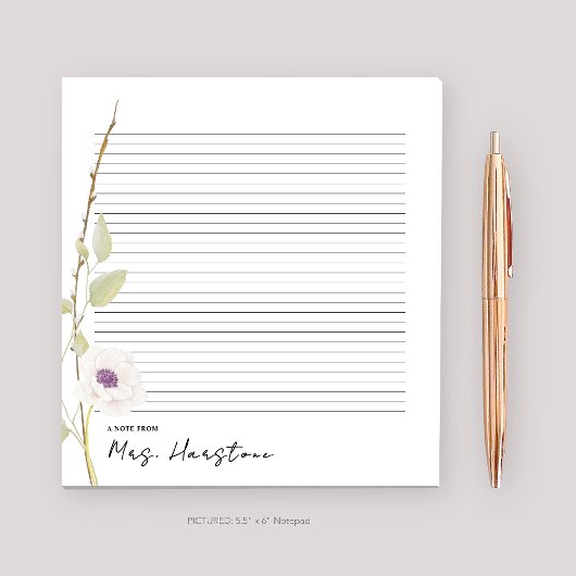 Bloc-notes pour enseignants de l'aquarelle