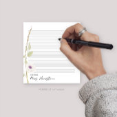 Bloc-notes pour enseignants de l'aquarelle