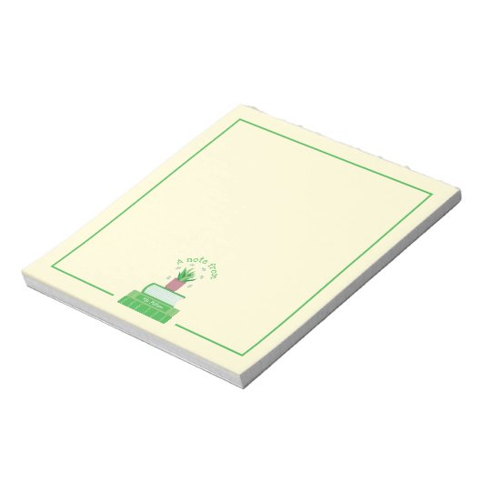 Bloc-notes pour enseignants de livres verts et de  (Tourné)