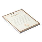 Bloc-notes pour enseignants Gold Globe (Incliné)