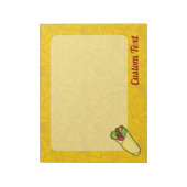 Bloc-notes pour enveloppes sandwich Tortilla (Tourné)
