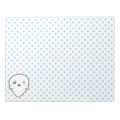 Bloc-notes pour fantôme Kawaii Winking (Devant)