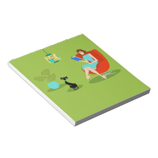 Bloc-notes pour femme de lecture rétrospective (Incliné)