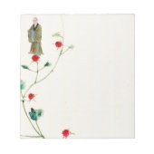 Bloc-notes pour femme moine bouddhiste (Devant)