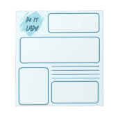 Bloc-notes pour femmes d'action (Devant)