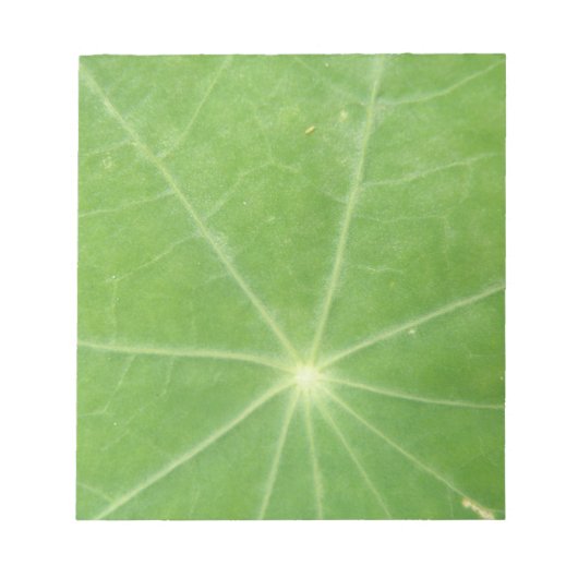 Bloc-notes pour feuilles de nasturtium (Devant)