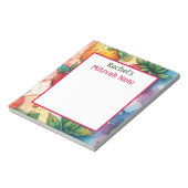 Bloc-notes pour filles Notes de Mitzvah aux Fraise (Tourné)