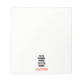 Bloc-notes pour formateur personnel amusant (Devant)