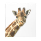 Bloc-notes pour girafe à longue cou (Devant)