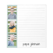 Bloc-notes pour grand-père ou papa, cadeau de Fête (Devant)