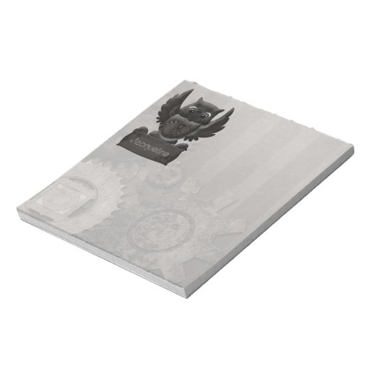 Bloc-notes pour hibou vapeur (Tourné)