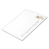 Bloc-notes pour infirmière avec un mignon café pou (Incliné)