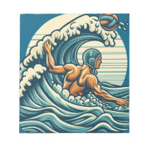 Bloc-notes pour joueur de water-polo
