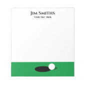 Bloc-notes pour joueurs de golf - idées cadeaux de (Devant)