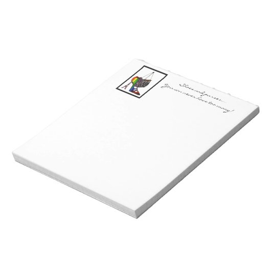 Bloc-notes pour la chaussure et le sac (Tourné)