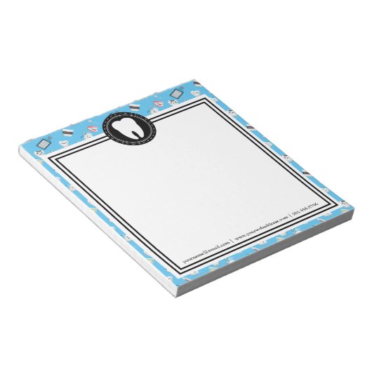 Bloc-notes pour la conception dentaire (Incliné)