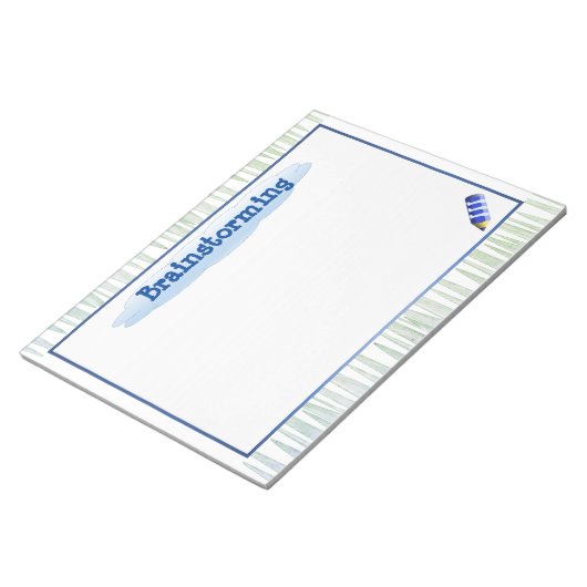 Bloc-notes pour la formule et le remue-méninges po (Incliné)