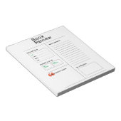 Bloc-notes pour la révision du livre (Incliné)