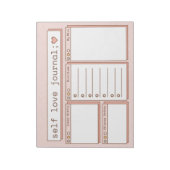 Bloc-notes pour la santé mentale Gratitude quotidi (Tourné)