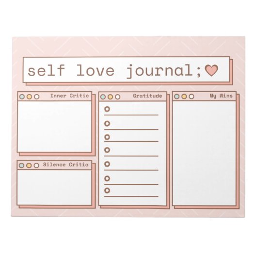 Bloc-notes pour la santé mentale Gratitude quotidi (Devant)