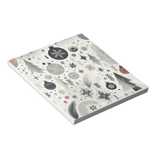 Bloc-notes pour l'ambiance de Noël (Incliné)