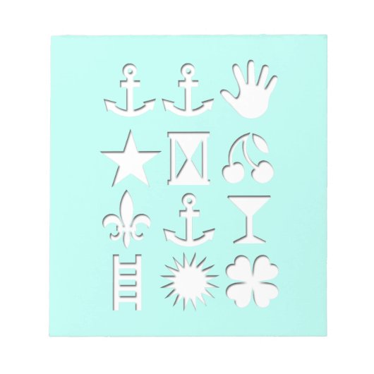 Bloc-notes pour l'amitié des messages codés en ble (Devant)