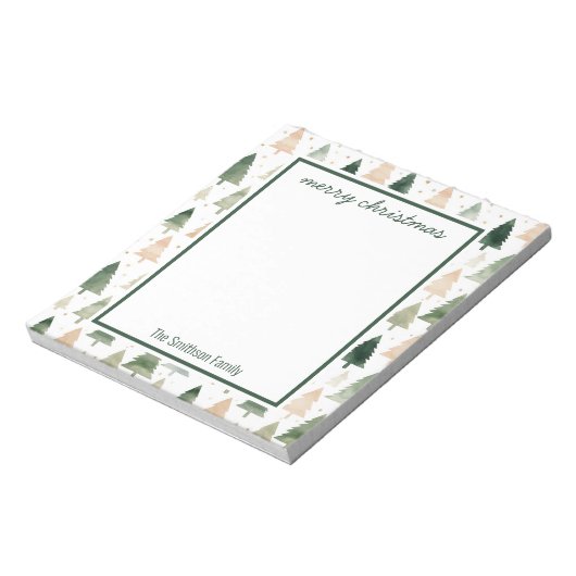 Bloc-notes pour l'Aquarelle de Noël (Tourné)