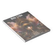 Bloc-notes pour l'art fractal de la tempête éolien (Incliné)
