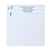 Bloc-notes pour le bureau dentaire (Devant)