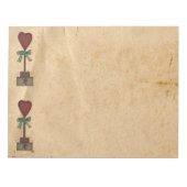 Bloc-notes pour le coeur principal (Devant)