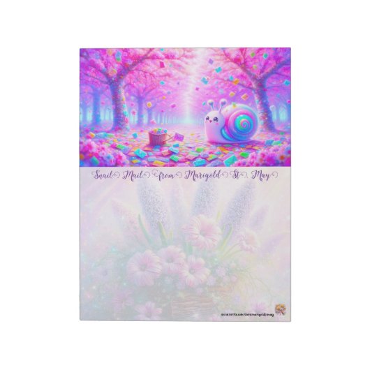 Bloc-notes pour le courrier postal (Tourné)