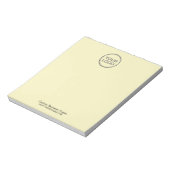 Bloc-notes pour le logo Office ou Business Company (Tourné)