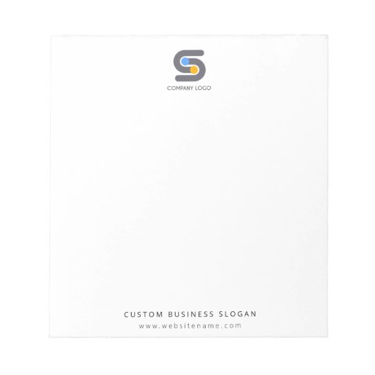 Bloc-notes pour le logo Office ou Business Company (Devant)