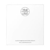 Bloc-notes pour le logo Office ou Business Company (Devant)