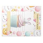Bloc-notes pour le planificateur quotidien Bunnies (Devant)