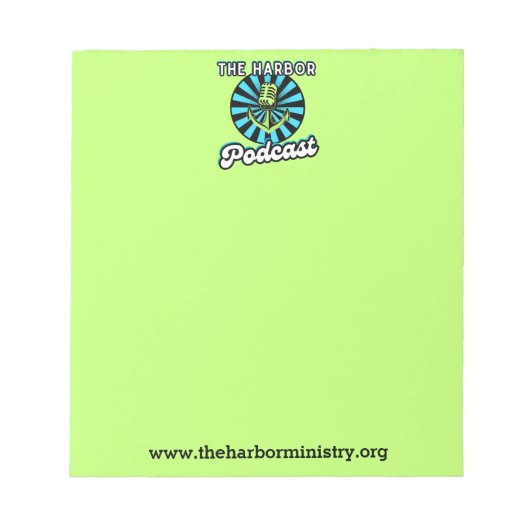 Bloc-notes pour le podcast du port (Devant)