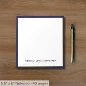 Bloc-notes pour le procureur de la marine